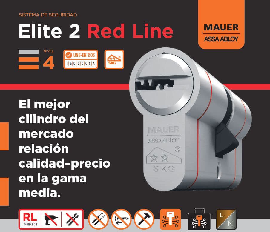 Cilindros Mauer - Modelo Red Elite 2RL